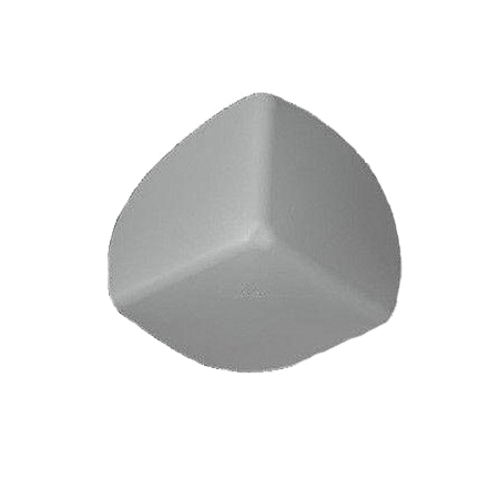 Угол ПВХ внутренний тип S-Corner 90° inside, светло-серый, 300 шт